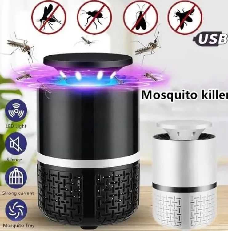 EXORT Electric Mosquito Trap Blue Light Mosquito Killer Lamp with USB Power