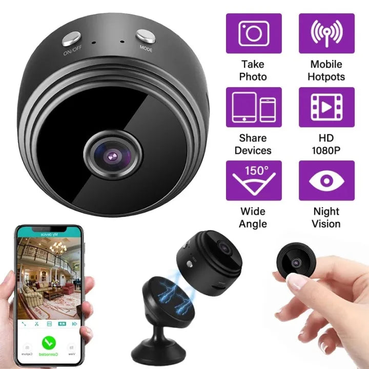 A9 Mini WiFi Camera – Full HD 1080P Wireless Security Camera
