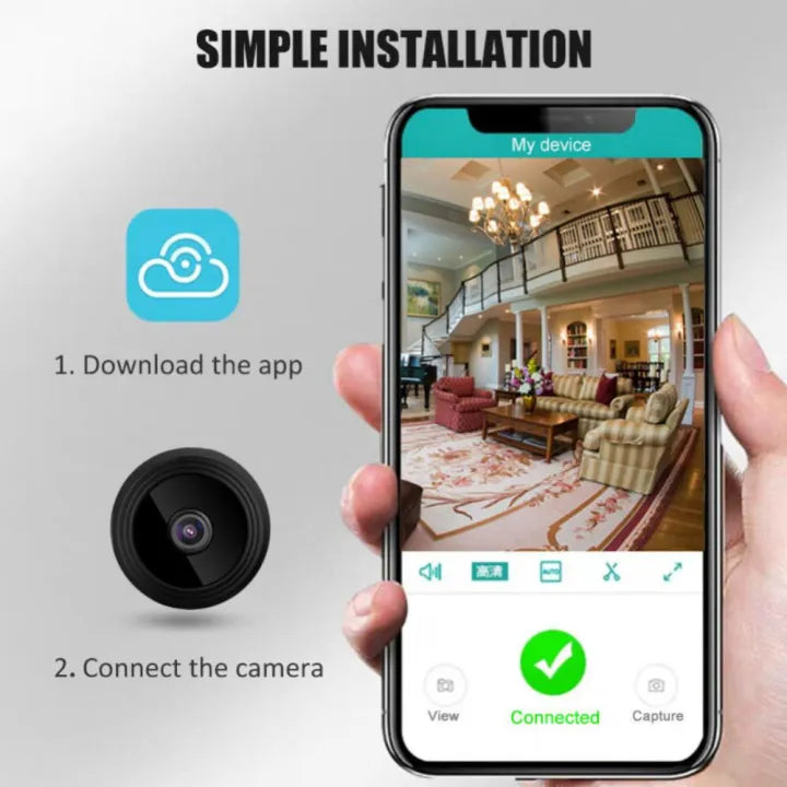 A9 Mini WiFi Camera – Full HD 1080P Wireless Security Camera