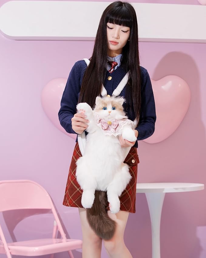 Stuffed Cat Plush Backpack