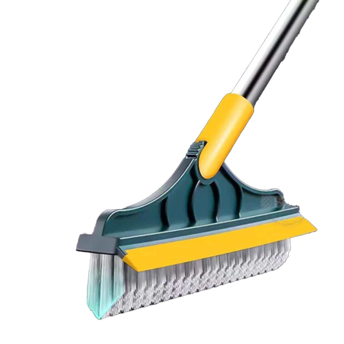 2 in 1 Bathroom Tiles Window Floor Cleaning Brush with 120° Rotatable Head,