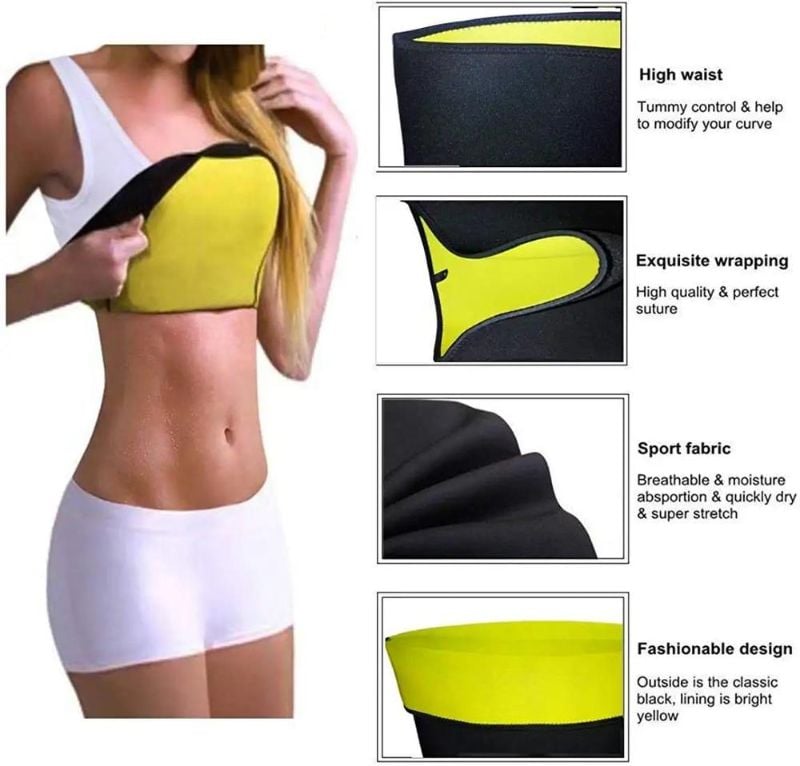 Hot Shaper Slimming Belt & Waist Trimmer | Neoprene Sweat Belt for Calorie Burning | beautifullwear